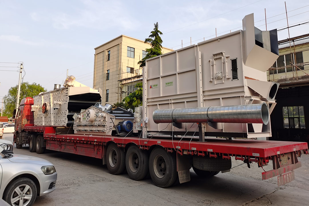 天津建筑装修垃圾处理设备发货，资源化再生项目即将投产